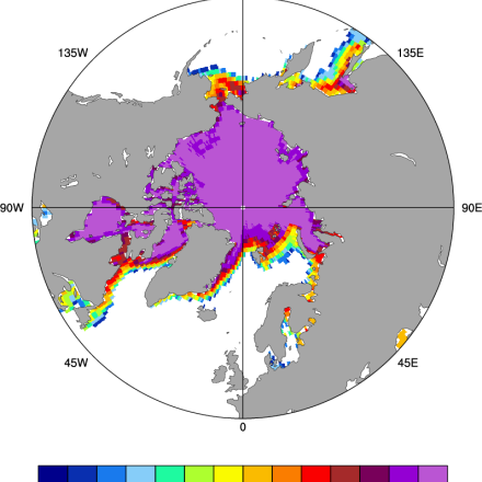 Sea Ice Concentration data from HadISST